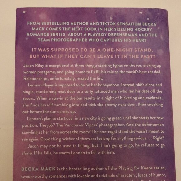 Fall With Me by Becka Mack | Romance | Sports | Novel | Paperback - Picture 3 of 3